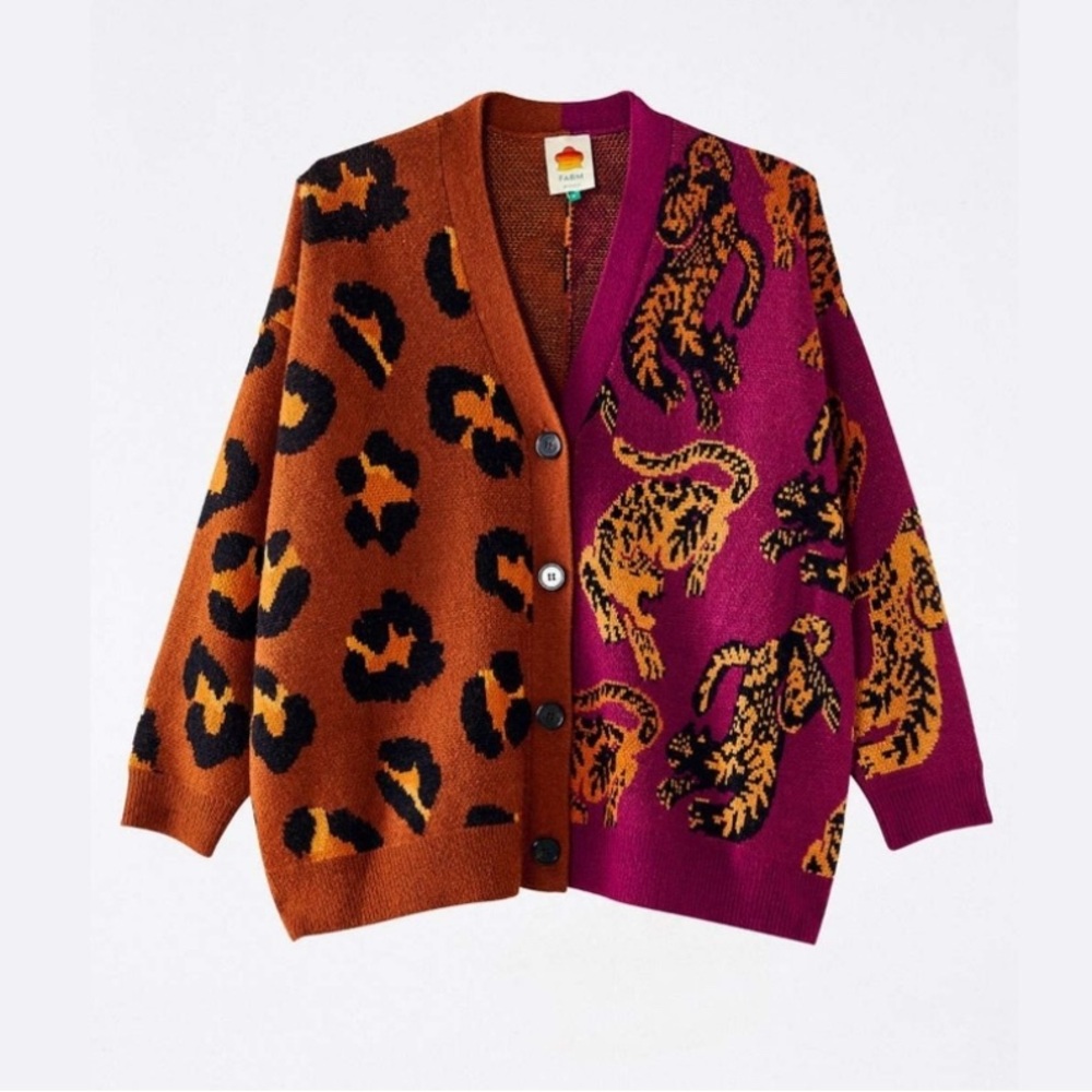 FARM Rio Leopard Sweater - Picture 3 of 5